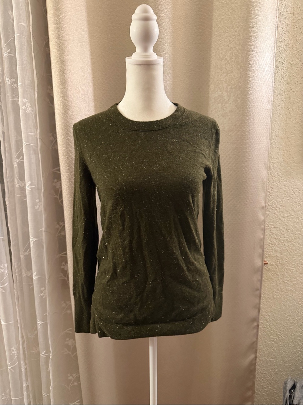 Banana Republic Olive Green Crewneck Sweater